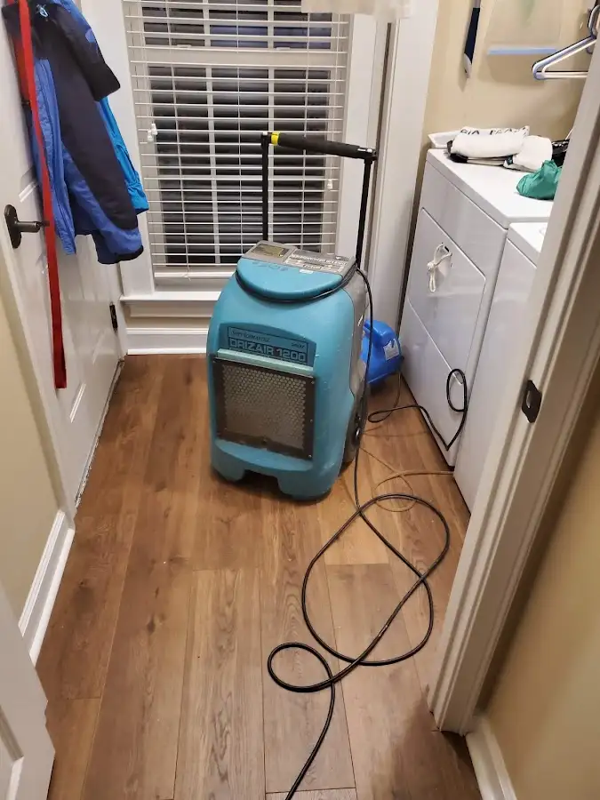 Commercial dehumidifier deployed for Flood Damage Cleanup in Birmingham